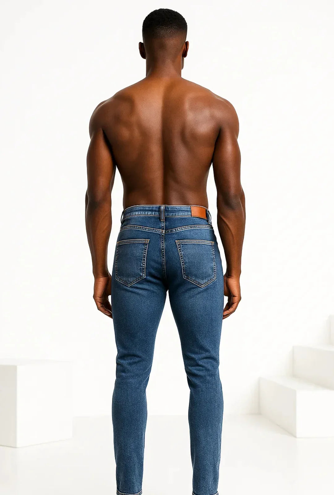Calça Jeans Men Estonada Leon