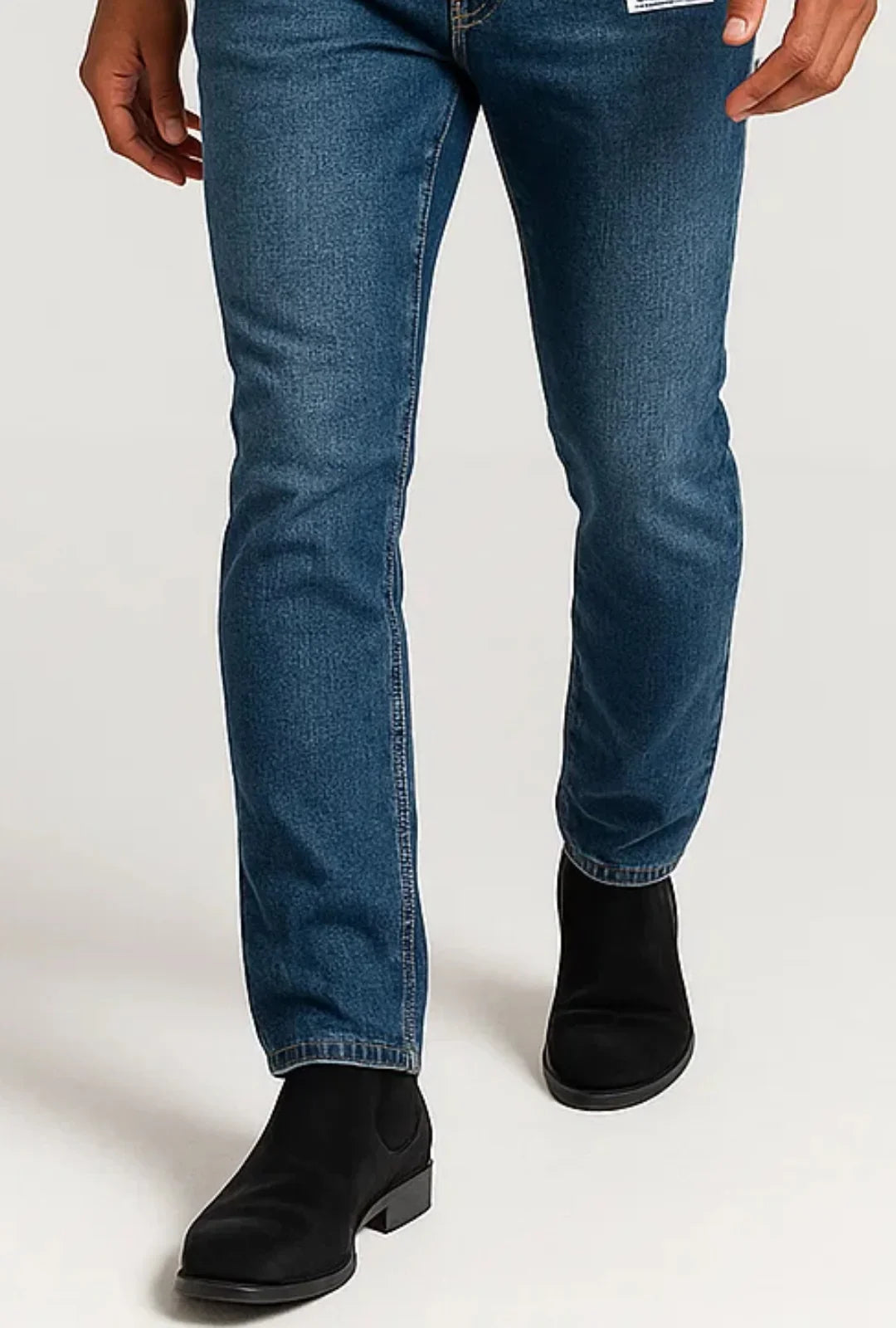 Calça Jeans Men Estonada Leon