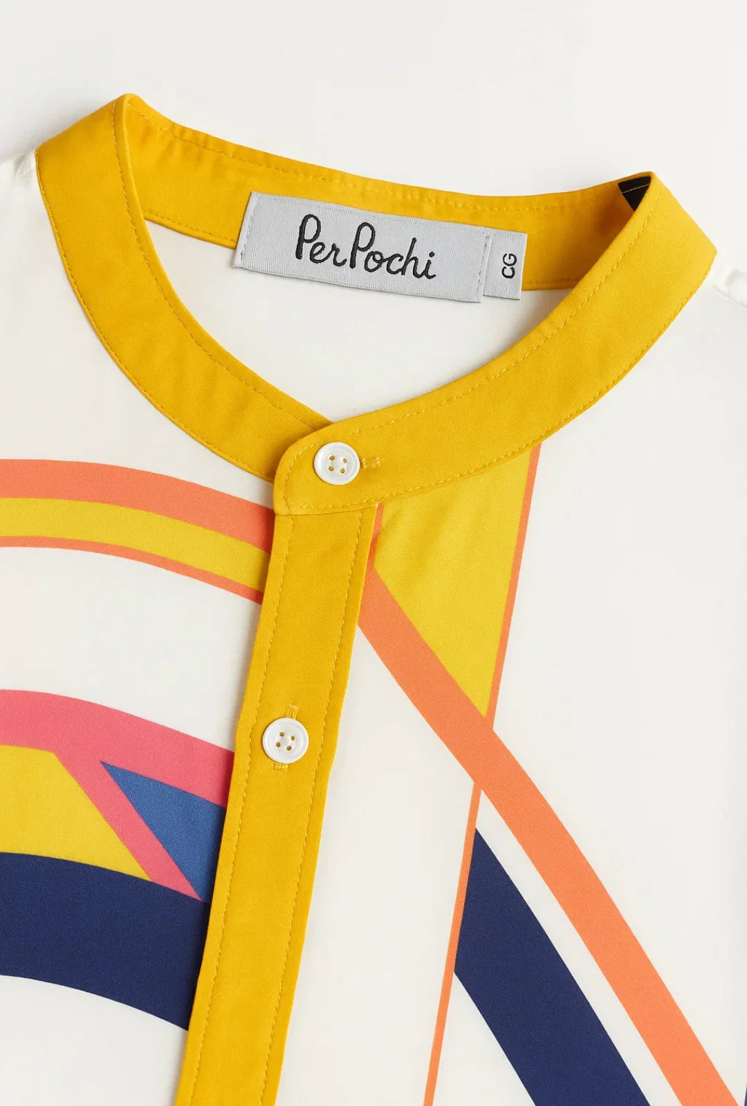 Camisa Viscosa em Gola Padre Leon