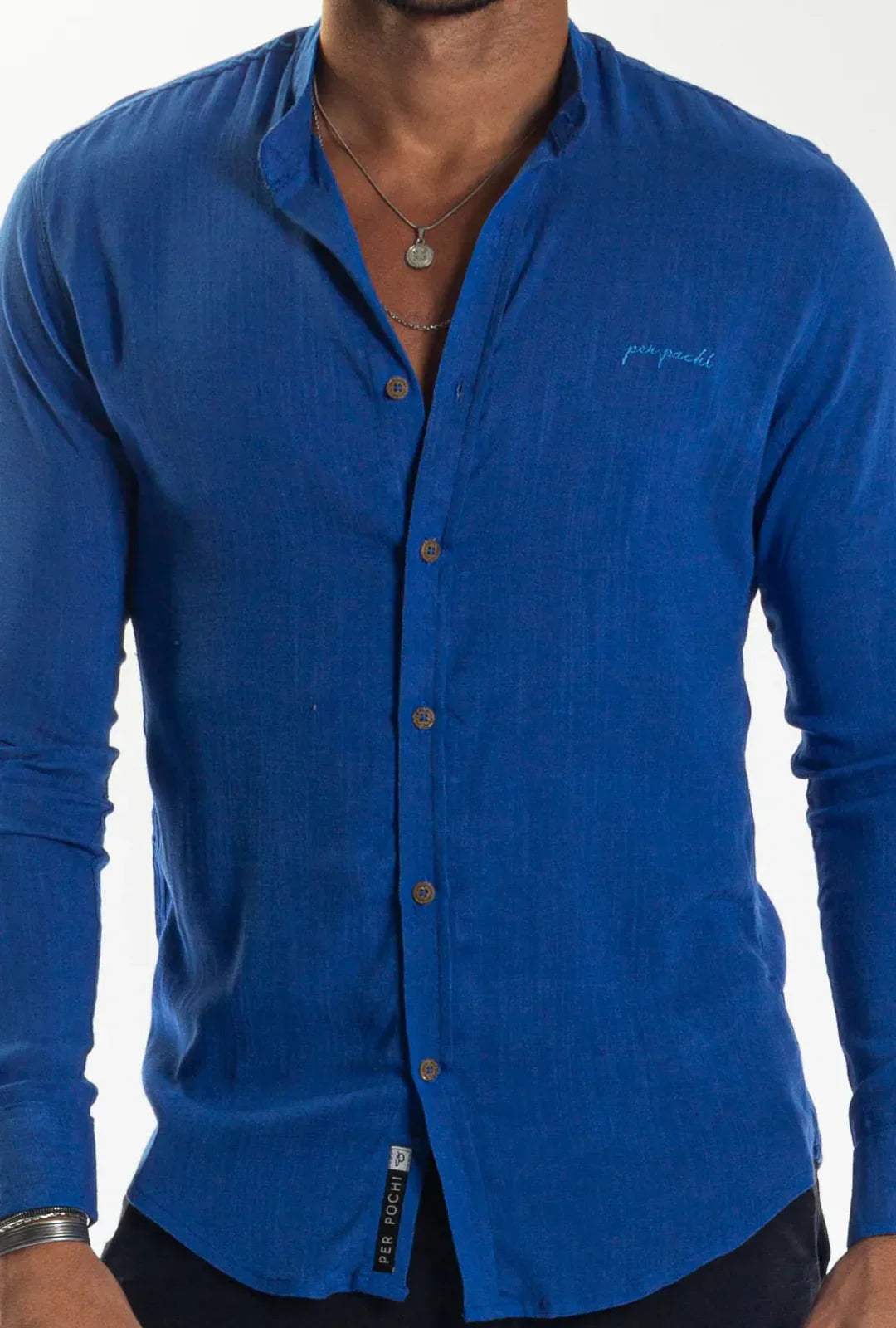 Camisa Longa Dubai Gola Padre Leon