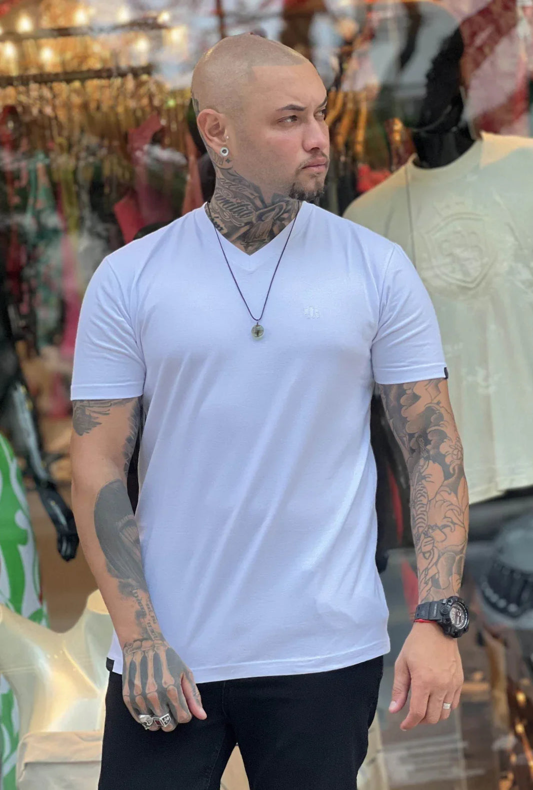 Camiseta FB Gola V Leon