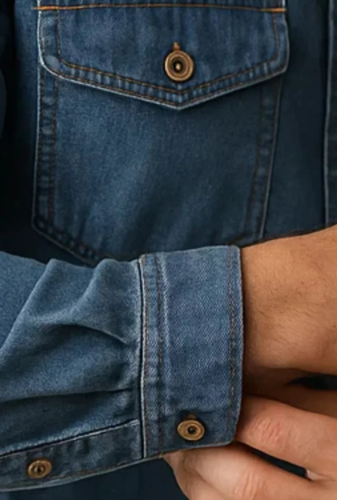 Camisa Longa Jeans Leon
