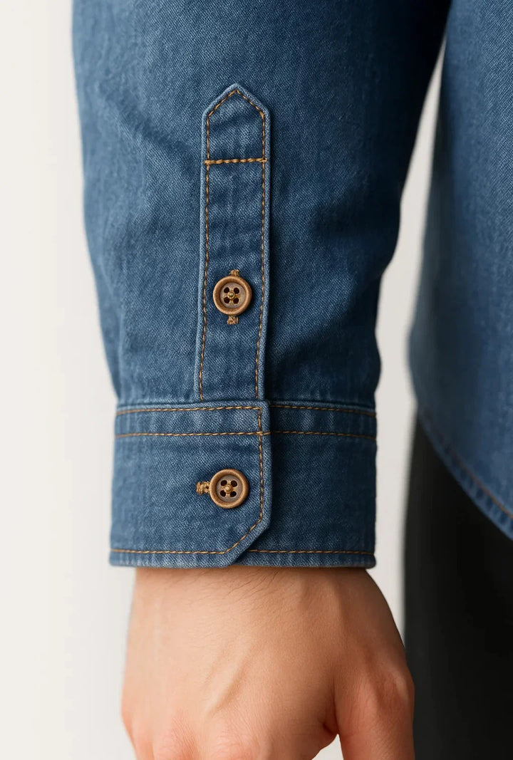 Camisa Longa Jeans Leon