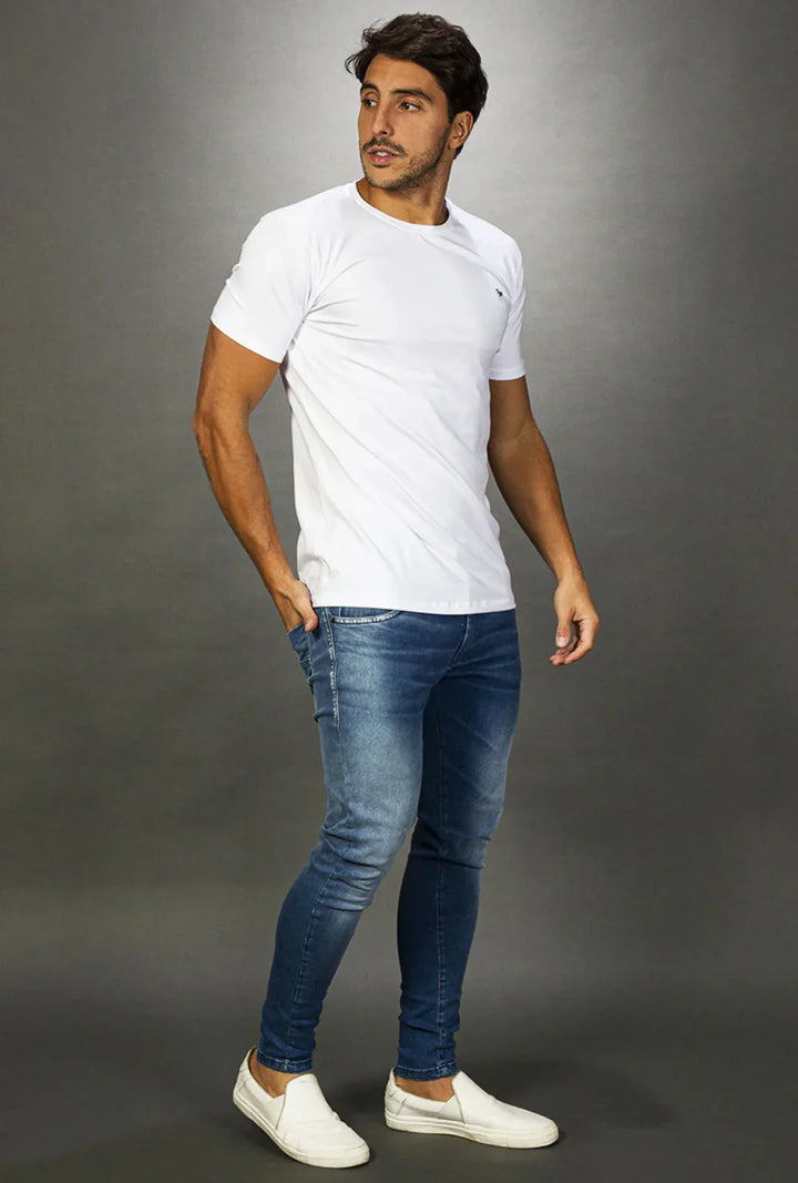Calça Jeans Skinny Washed Leon