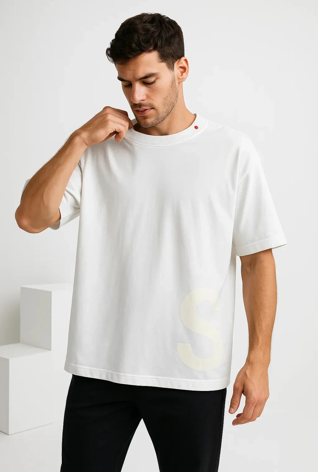 Camiseta Oversized Básica Solman Leon