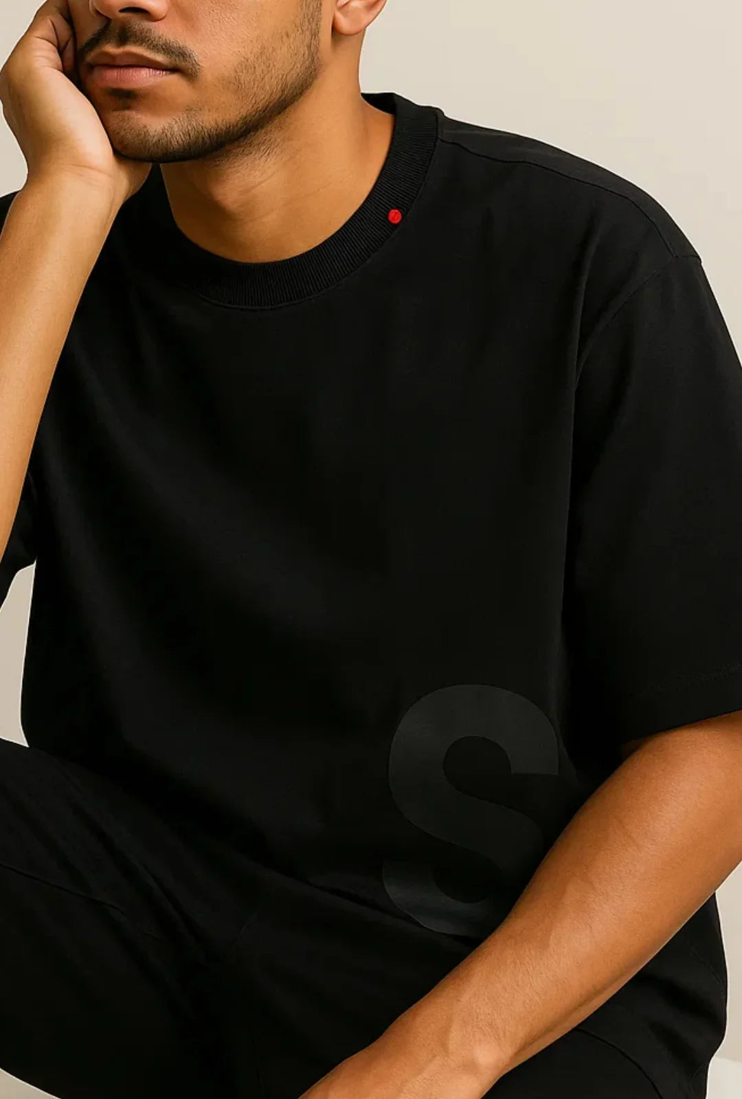 Camiseta Oversized Básica Solman Leon