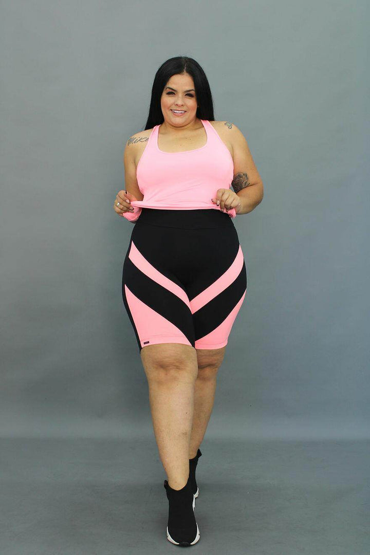 Shorts Fitness Plus Lidenia Leon - Leon Elegance