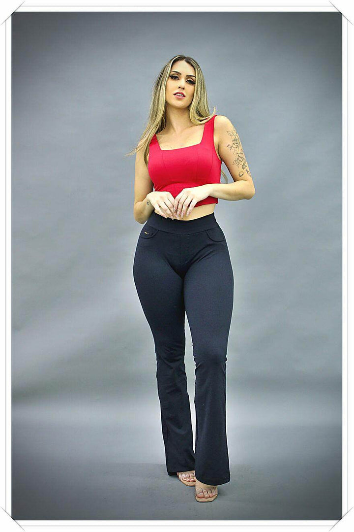 Calça Legging Flare Femme Leon - Leon Elegance