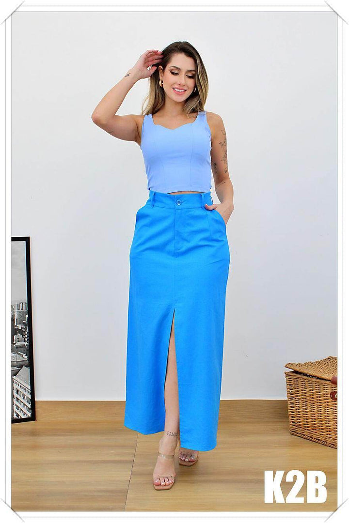 Saia Longa Femme Glorilene Leon - Leon Elegance