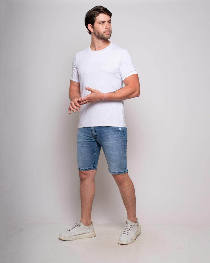 Bermuda Jeans Slim UrbanMen Leon - Leon Elegance