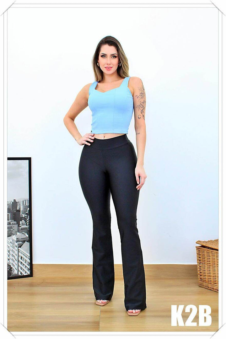 Calça Legging Flare Chanel Leon - Leon Elegance