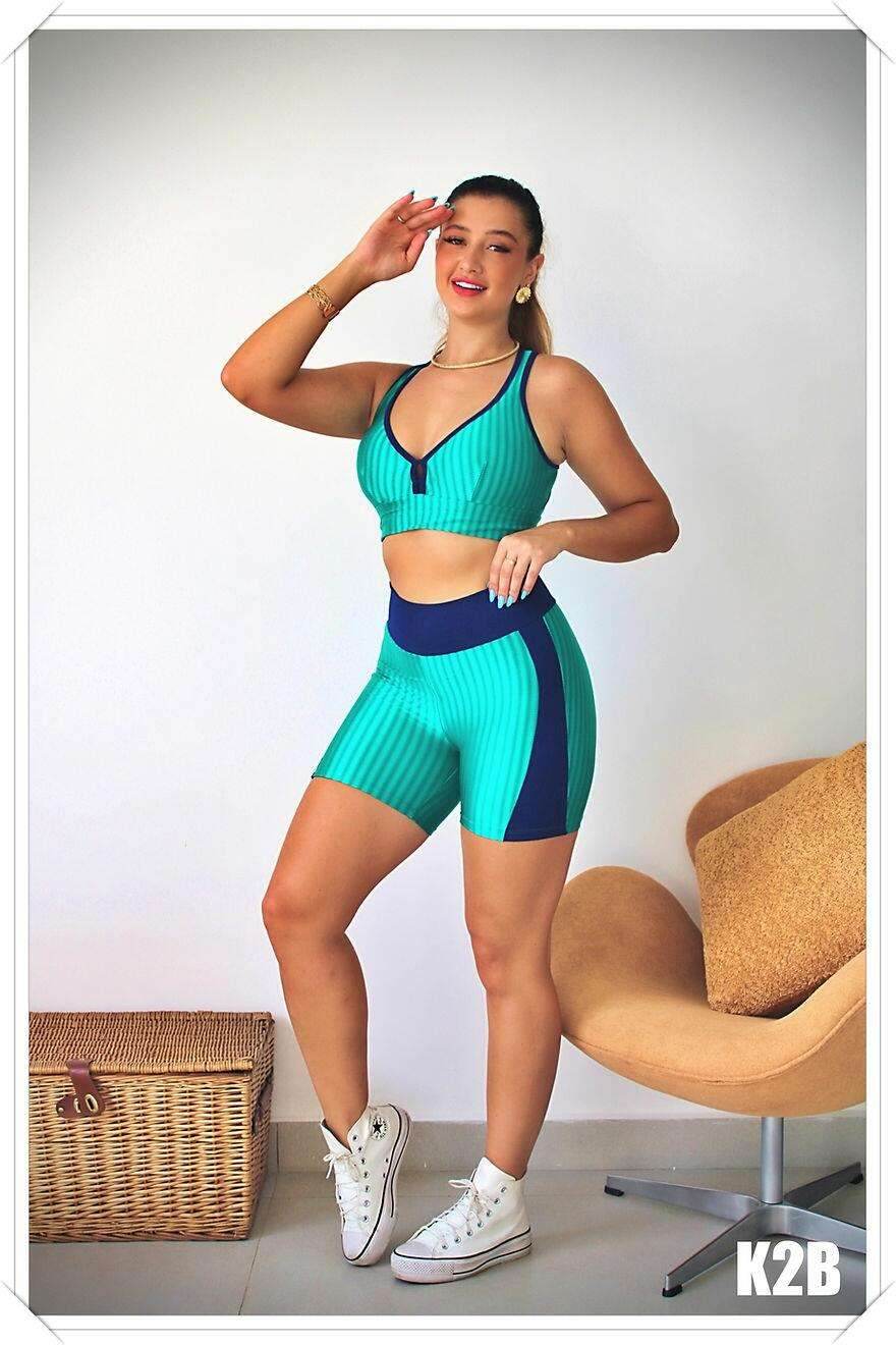 Conjunto Fitness em Tecido 3D Leon - Leon Elegance