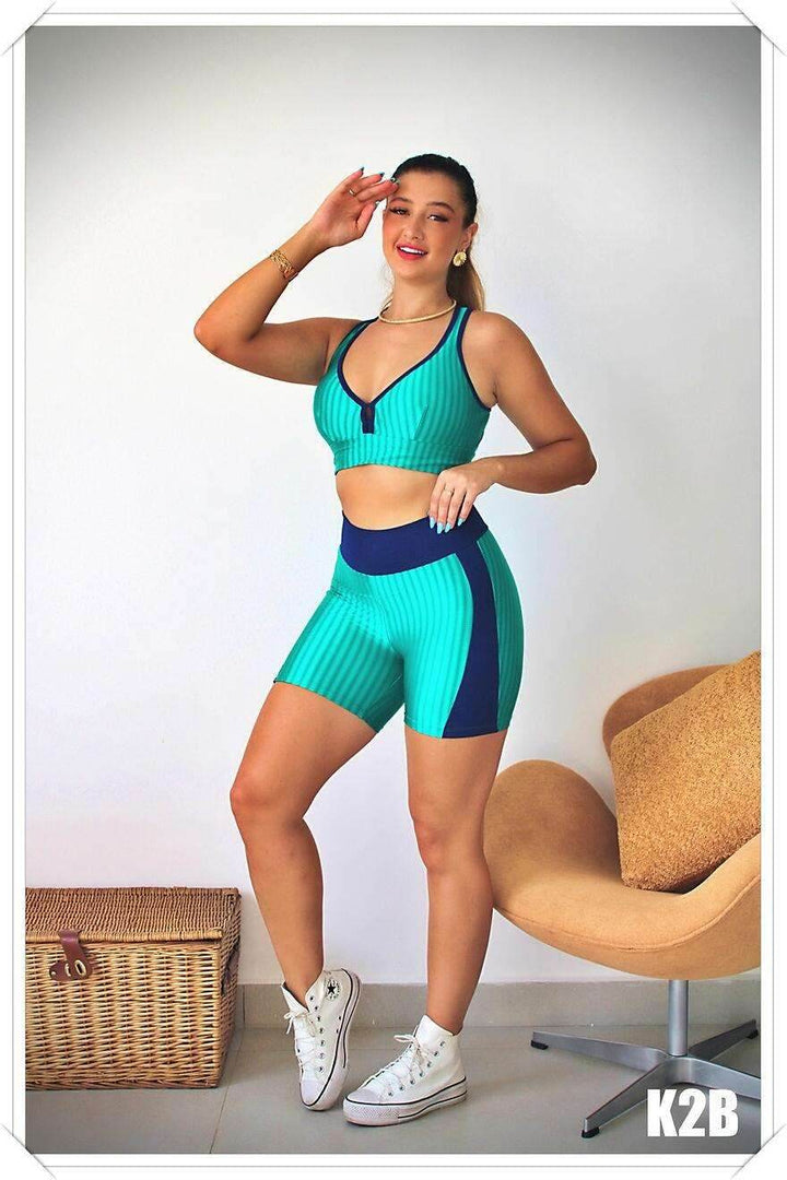 Conjunto Fitness em Tecido 3D Leon - Leon Elegance