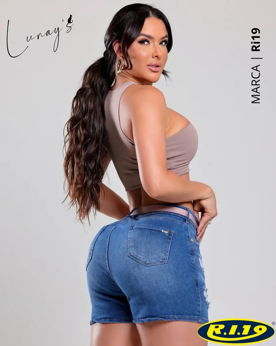 Bermuda Cintura Alta com Cinto Belivu Leon - Leon Elegance