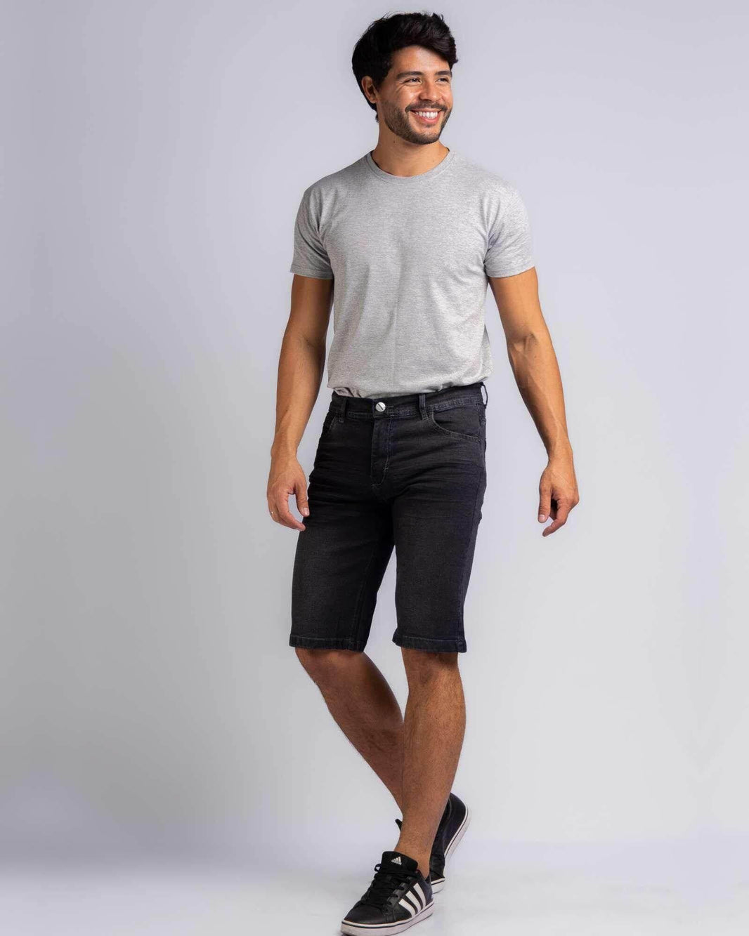 Bermuda Jeans Masculina Tradicional Leon - Leon Elegance