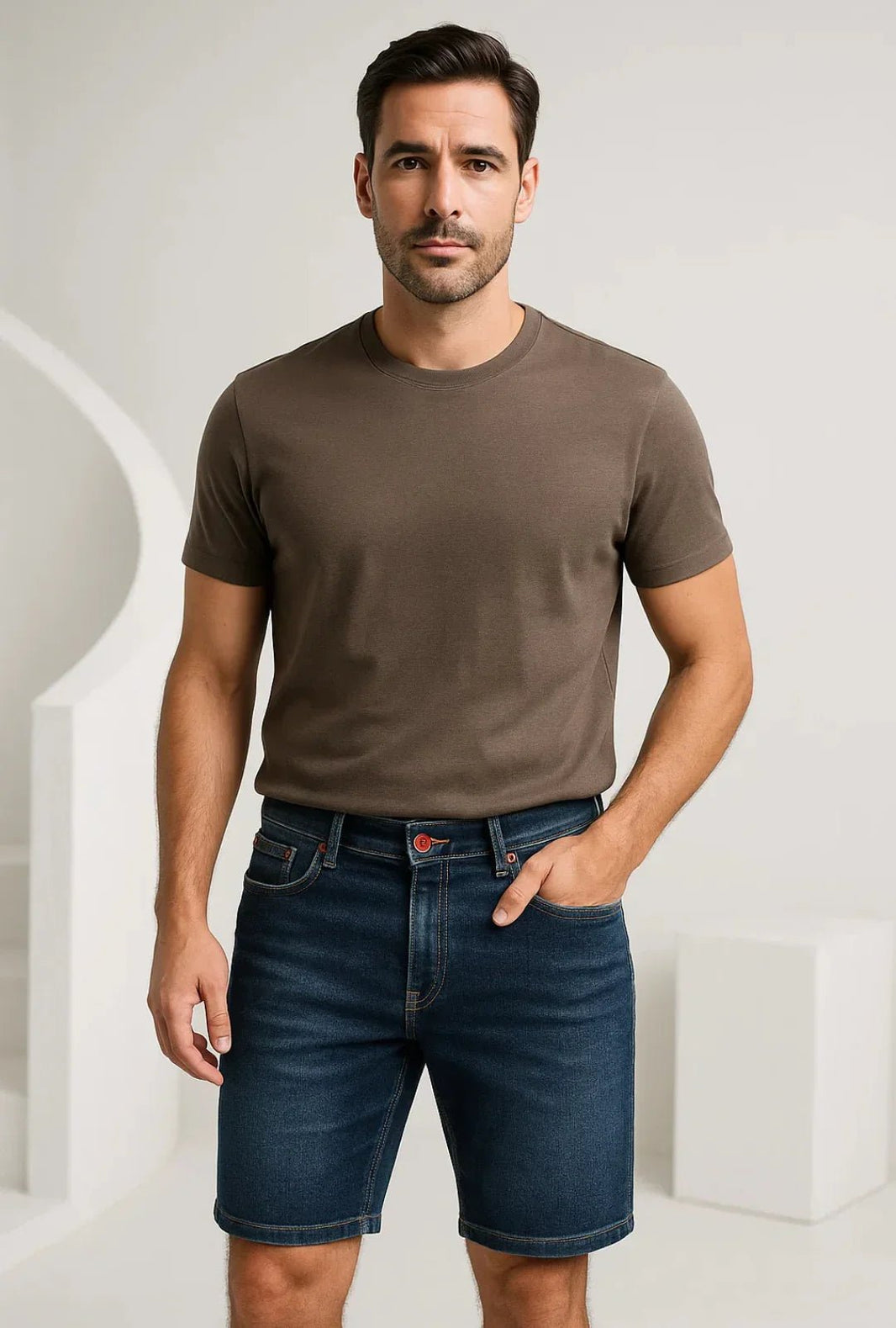 Bermuda Jeans Solmen Tradicional Leon - Leon Elegance