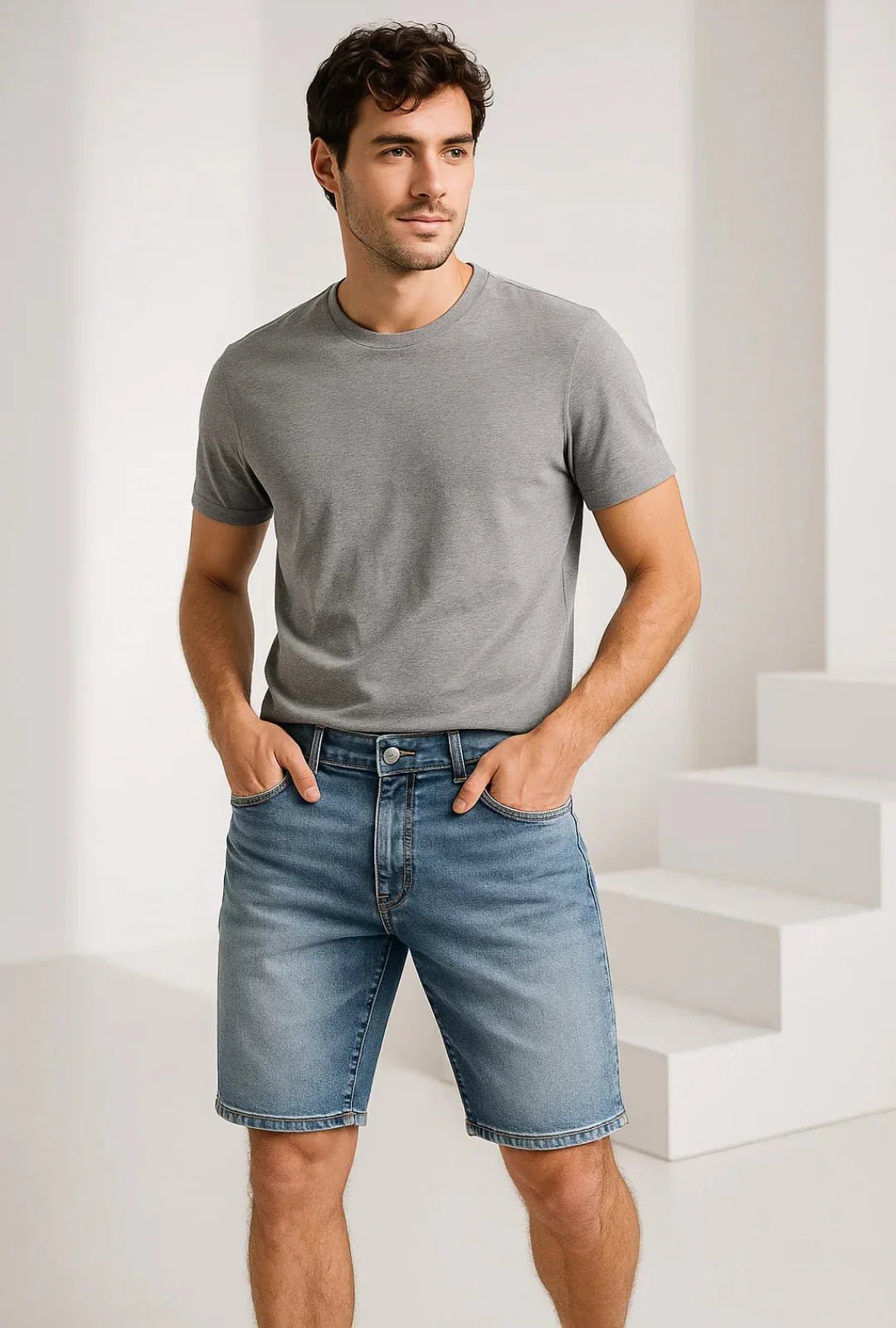 Bermuda Jeans Sw Leon - Leon Elegance