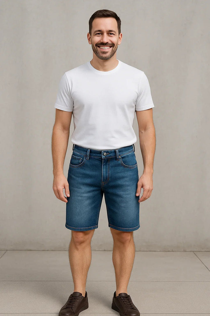 Bermuda Masculina Jeans - Leon Elegance