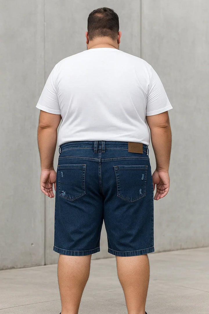Bermuda Masculina Jeans Plus Size - Leon Elegance