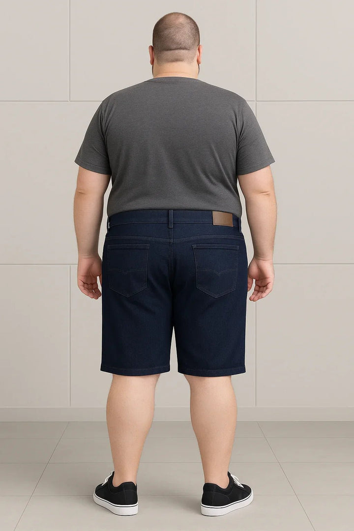 Bermuda Masculina Jeans Tradicional Plus Size - Leon Elegance