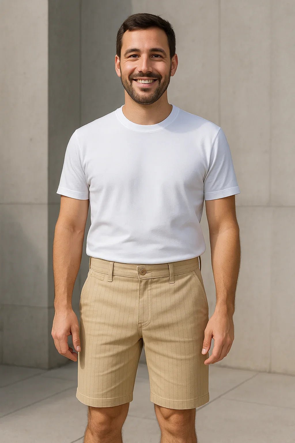 Bermuda Masculina Sarja Fina - Leon Elegance