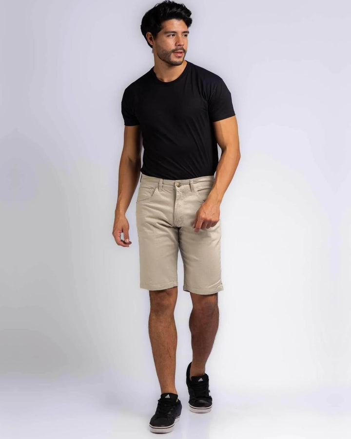 Bermuda Sarja Masculina Tradicional Leon - Leon Elegance