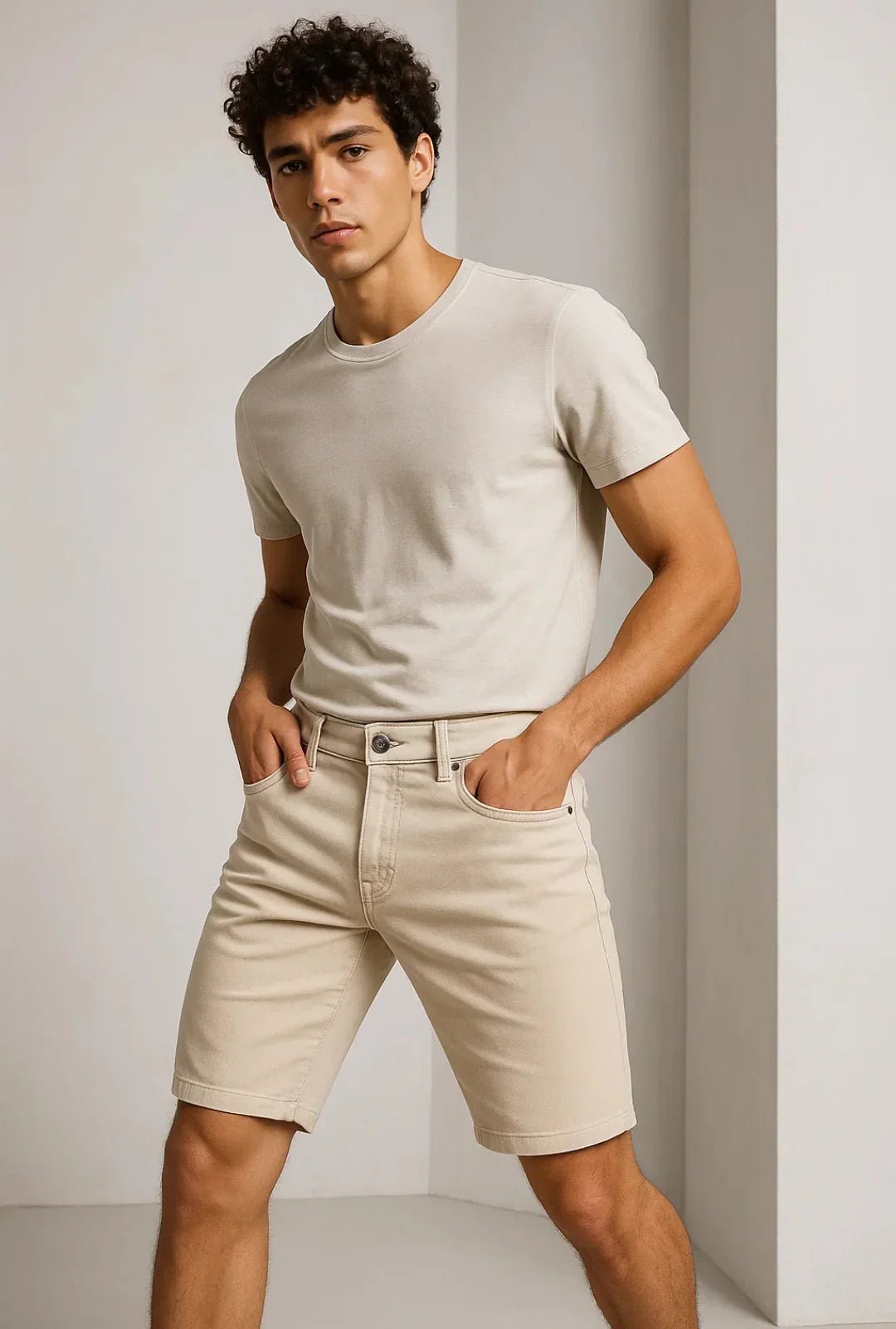 Bermuda Slim em Sarja Guitta Leon - Leon Elegance