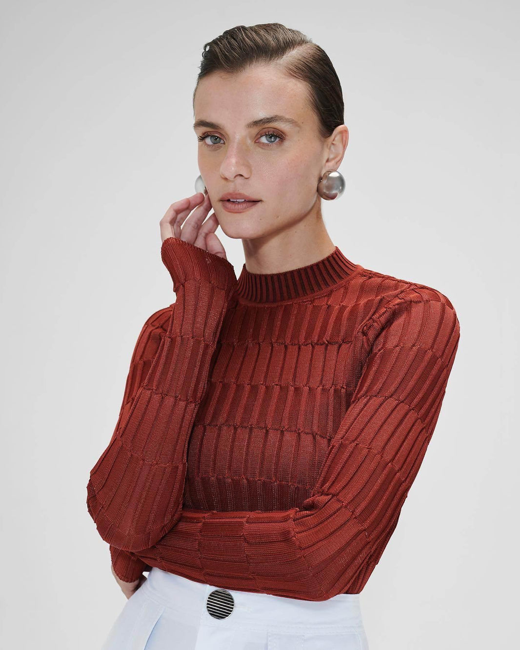 Blusa Alta Pure de Gola Alta Leon - Leon Elegance