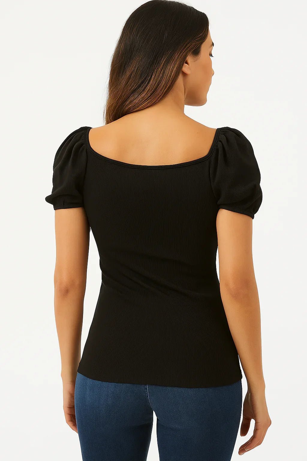 Blusa com Bojo Triniti Com Detalhe Em V k2b - Leon Elegance