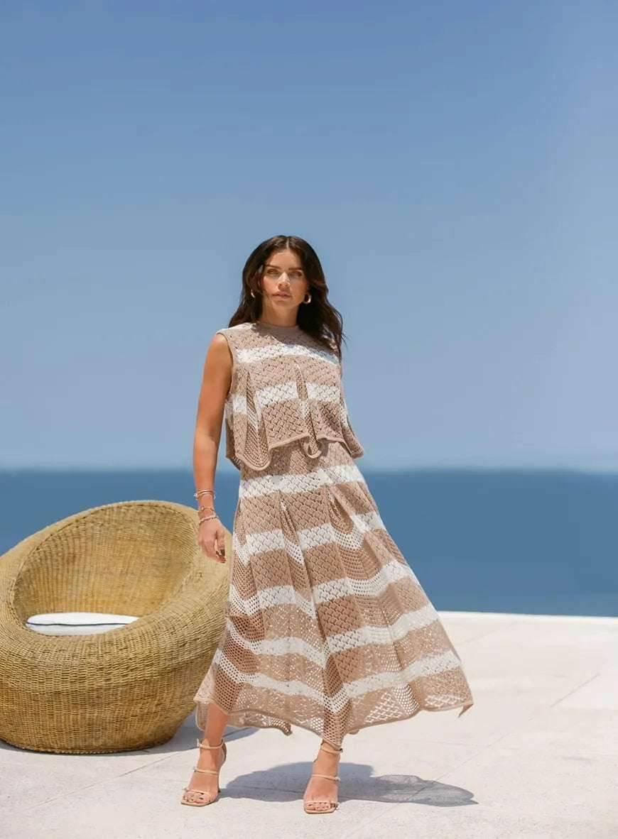 Blusa Cropped de Tricot Ipanema Leon - Leon Elegance