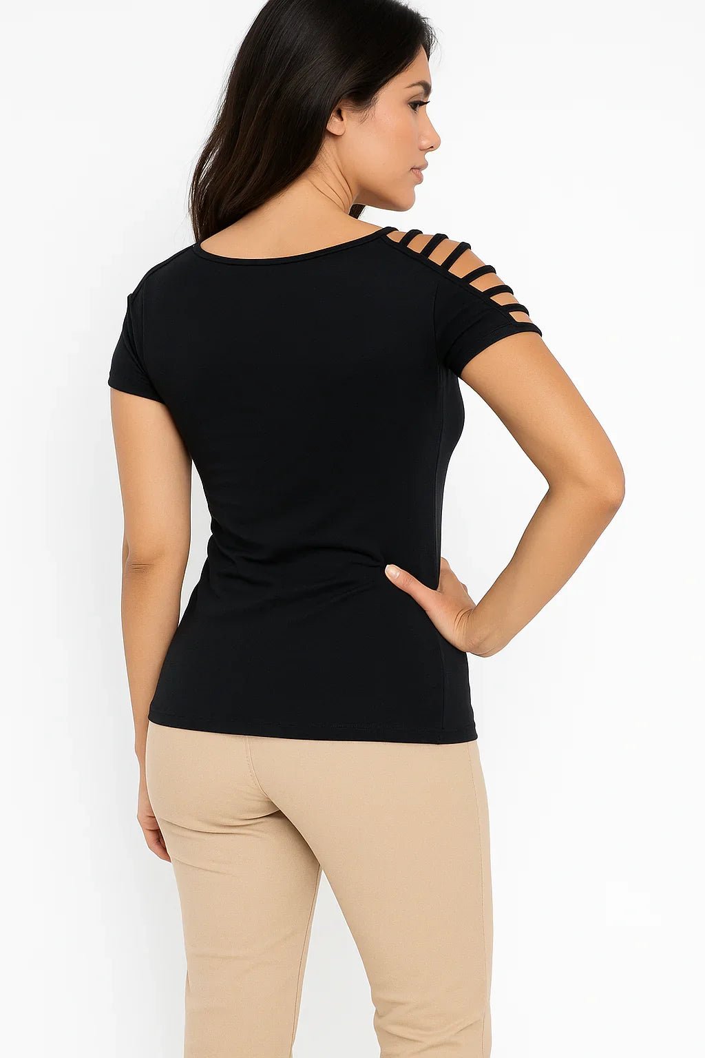 Blusa Feminina K2B com Tiras nos Ombros - Leon Elegance