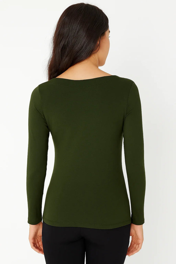 Blusa Feminina K2B Decote V Manga Longa - Leon Elegance