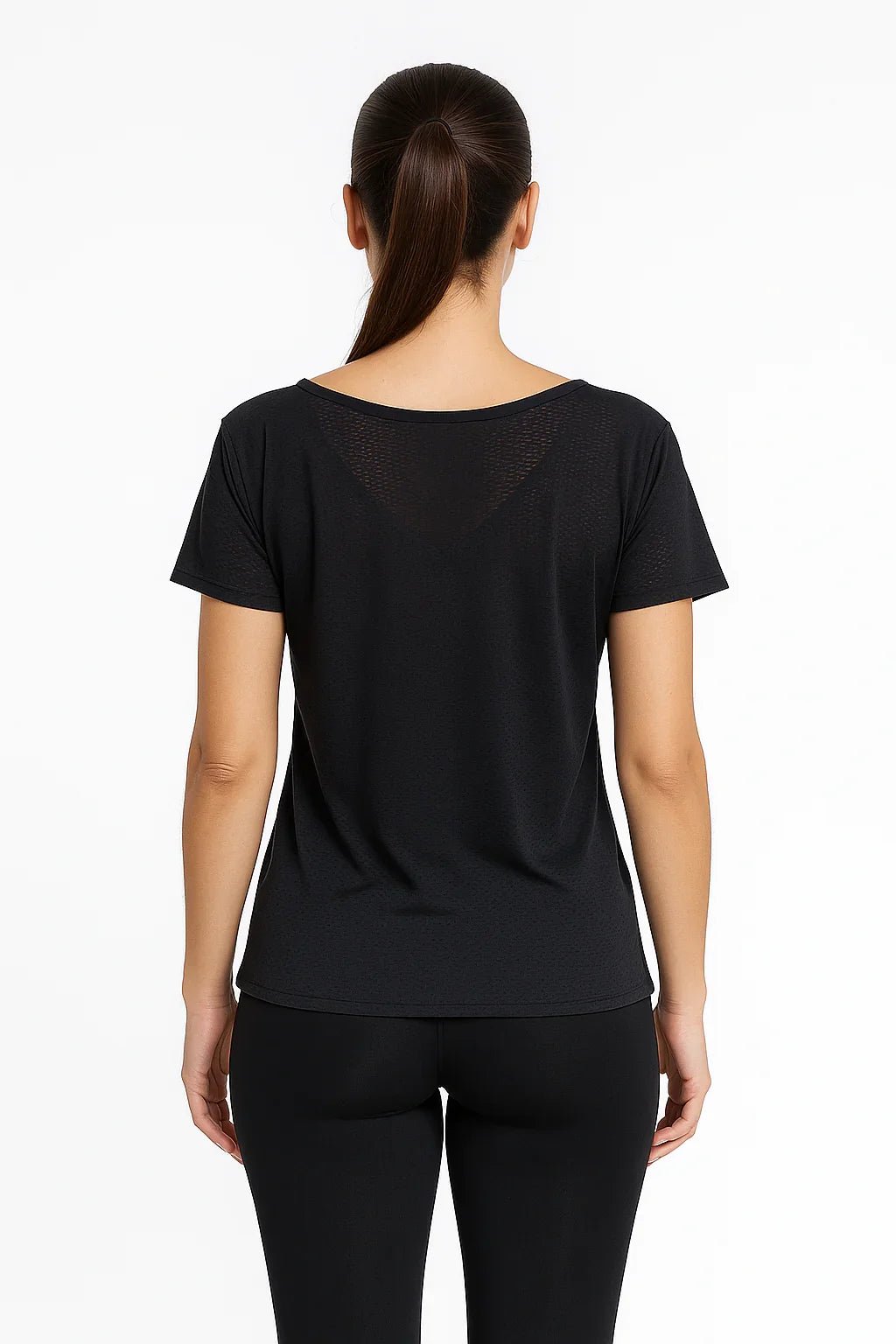 Blusa Fitness Manga Curta Decote V K2B - Leon Elegance