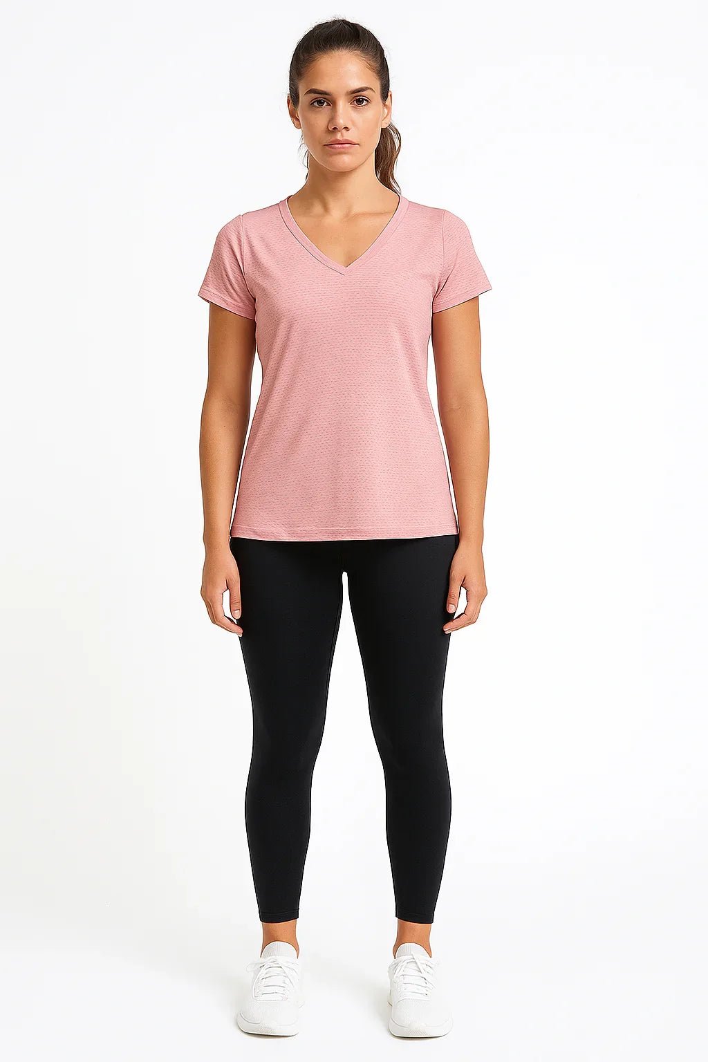 Blusa Fitness Manga Curta Decote V K2B - Leon Elegance