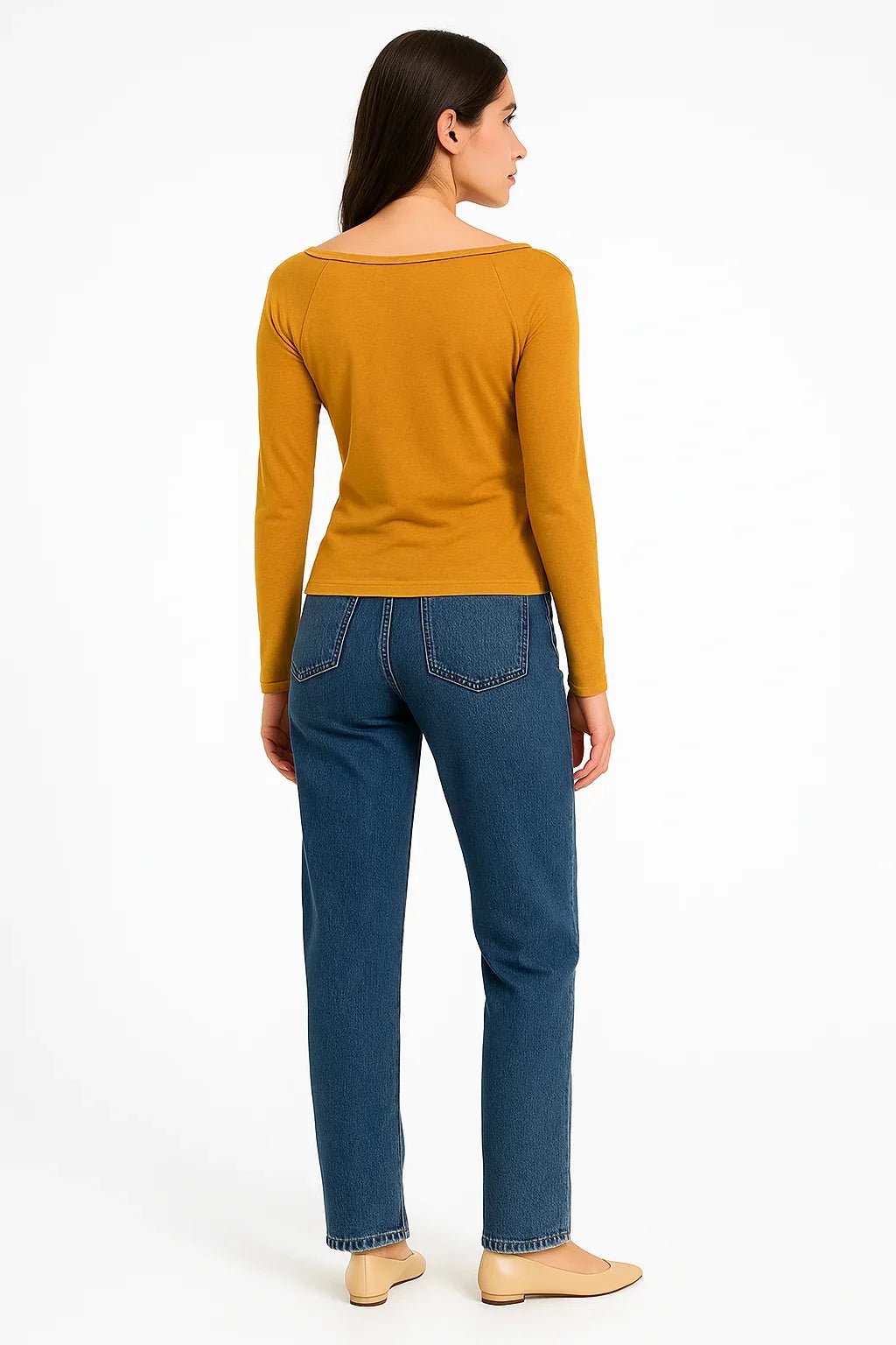 Blusa K2B Feminina Transpassada Manga Longa - Leon Elegance