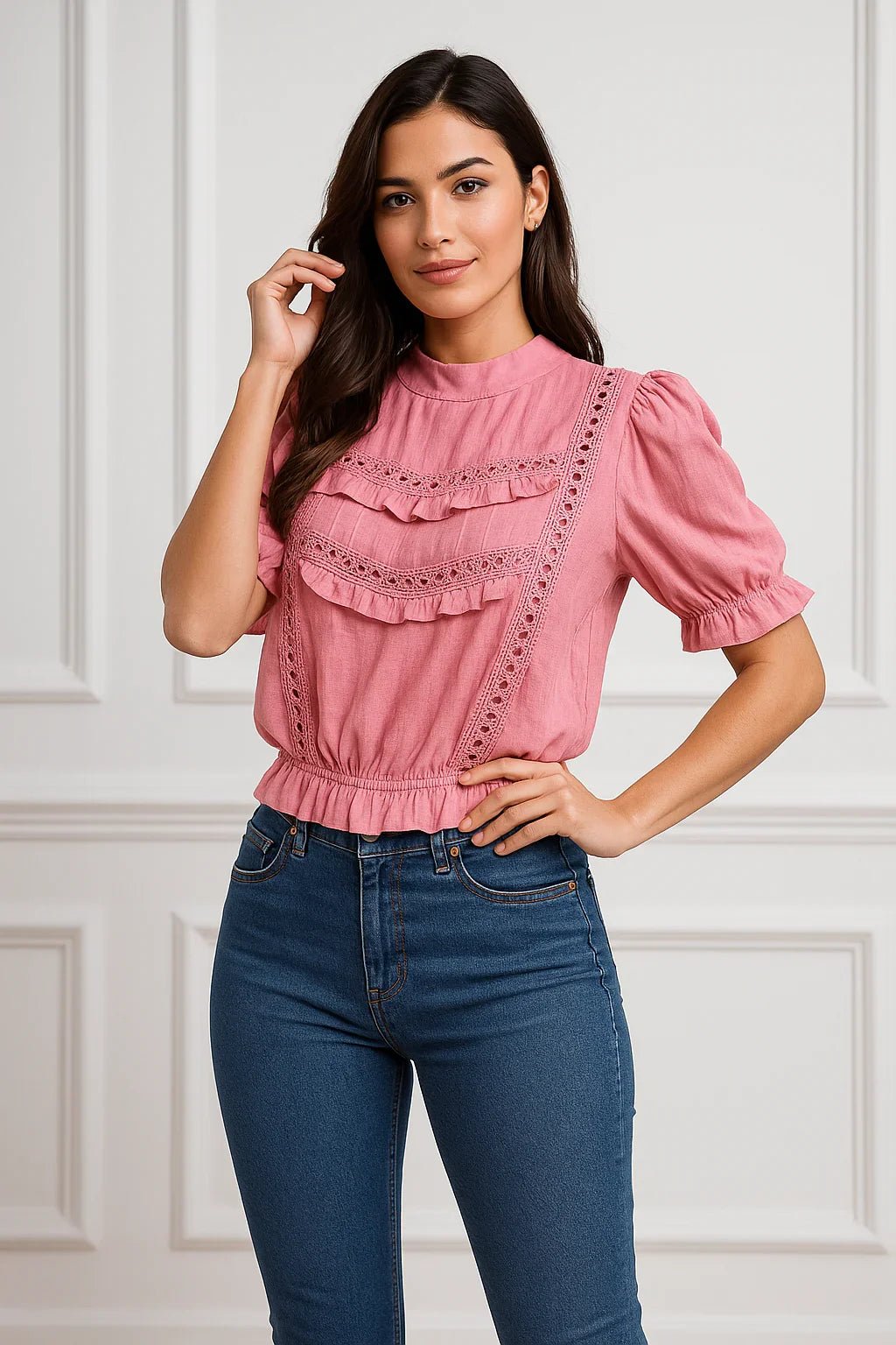 Blusa Klepton com Babados - Leon Elegance