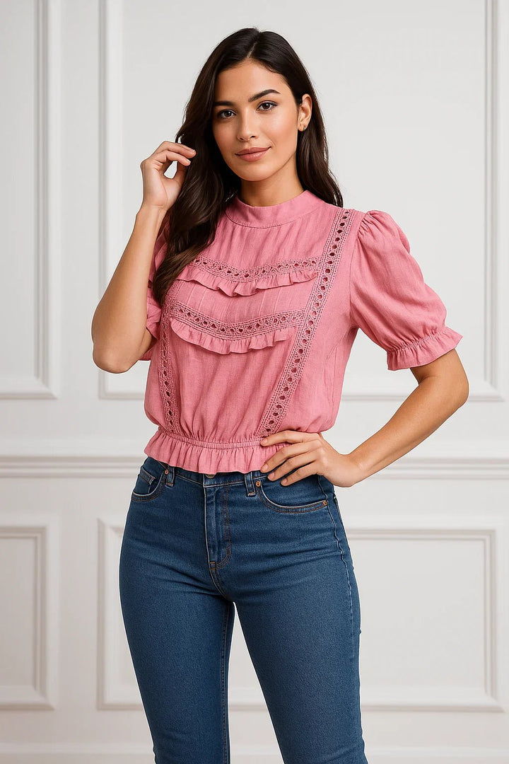 Blusa Klepton com Babados - Leon Elegance