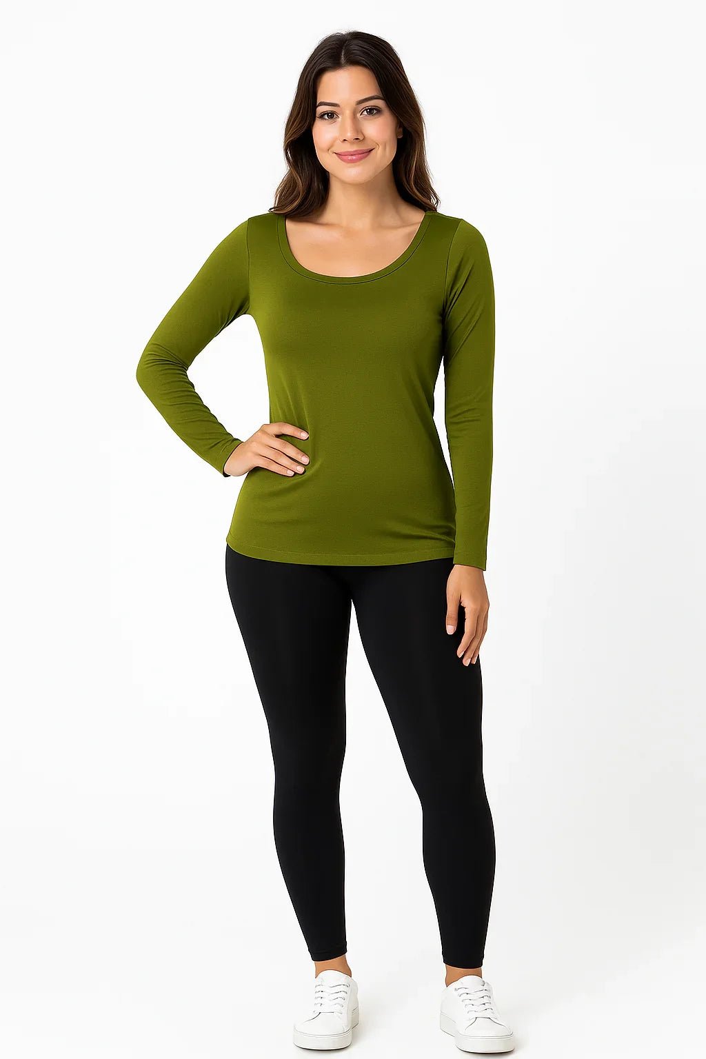 Blusa Manga Longa Basic Charm K2B Feminina - Leon Elegance