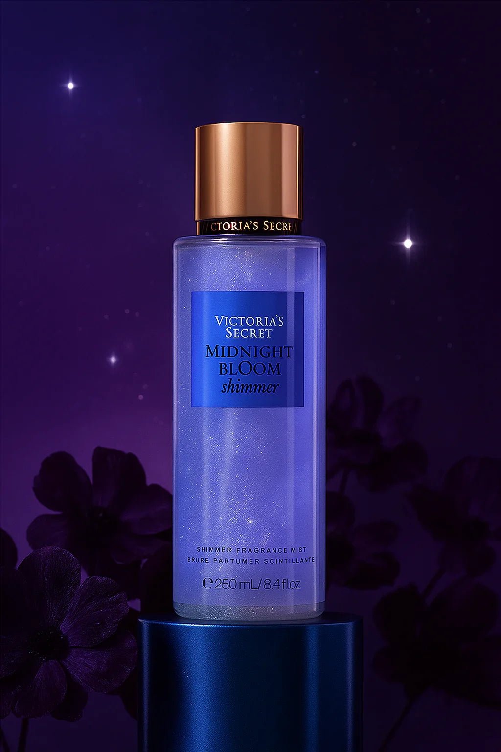 Body Splash Victoria’s Secret Midnight Bloom Shimmer Feminino 250ml - Leon Elegance
