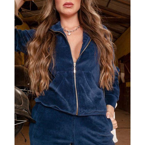 Conjunto Viveca De Veludo Leon