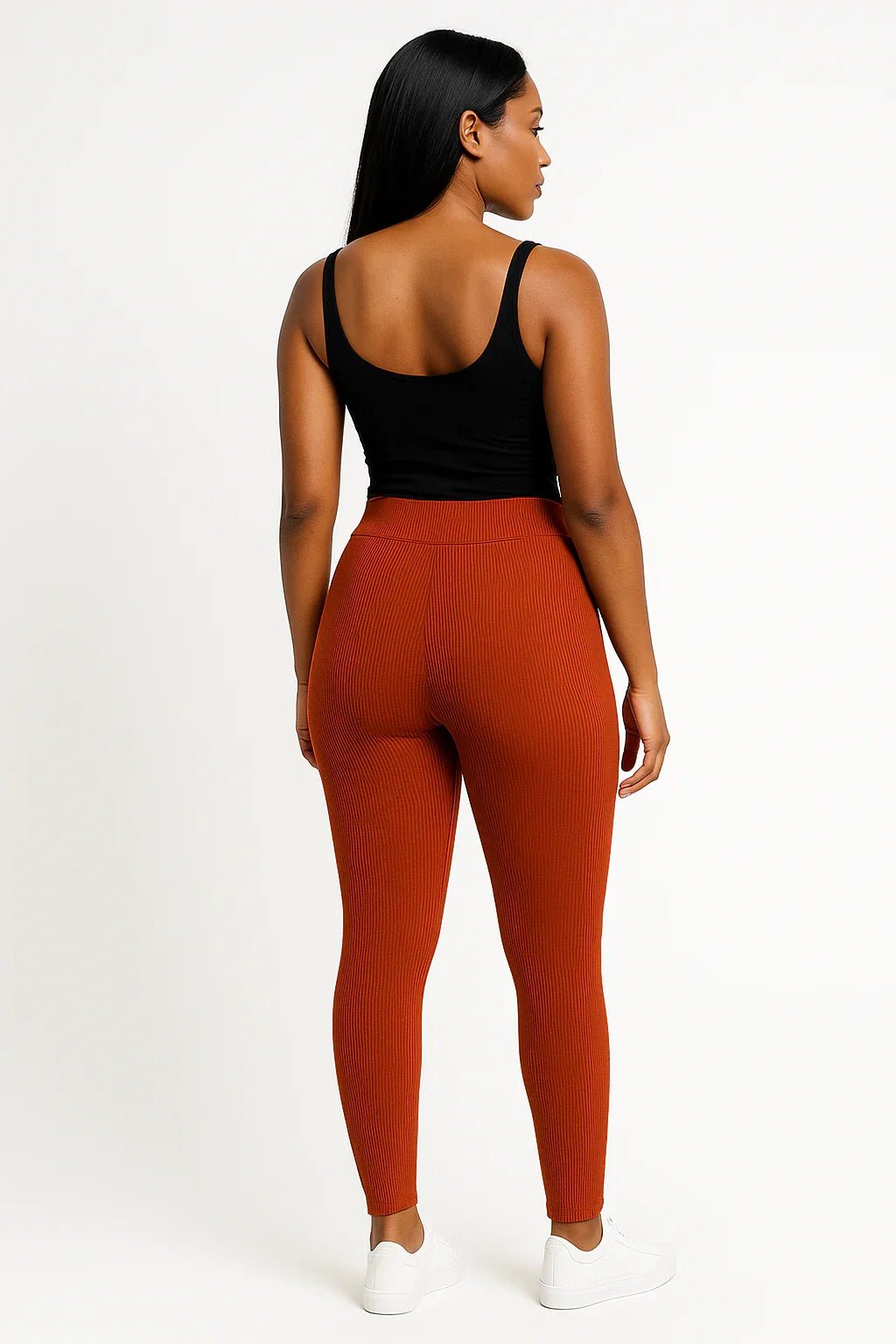 Calça Canelada Feminina K2B Cós Alto Comfort Fit - Leon Elegance