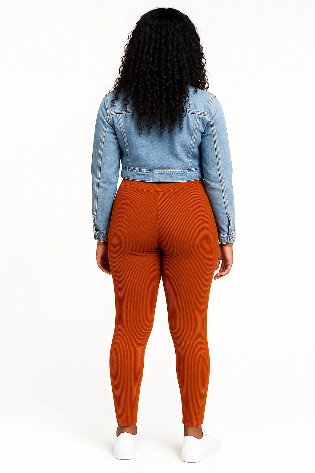 Calça Canelada Feminina K2B Cós Alto Comfort Fit - Leon Elegance