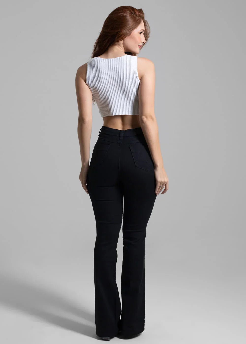 Calça de Sarja Flare Luxe Leon - Leon Elegance