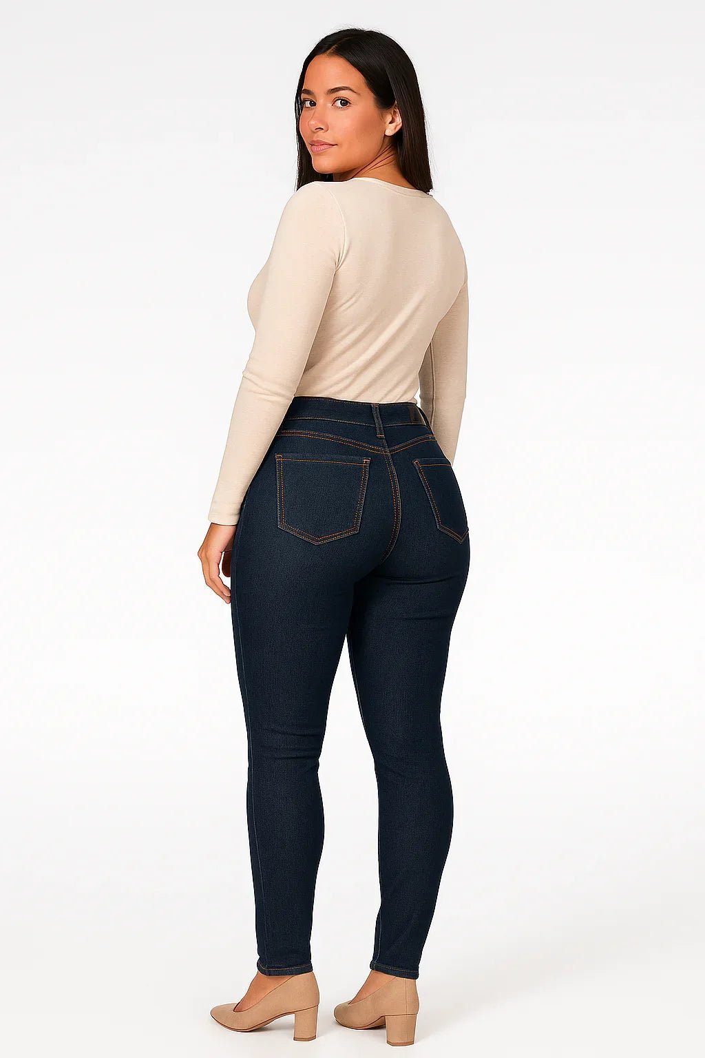 Calça Jeans Feminina Anne’s Skinny Blue sawary - Leon Elegance