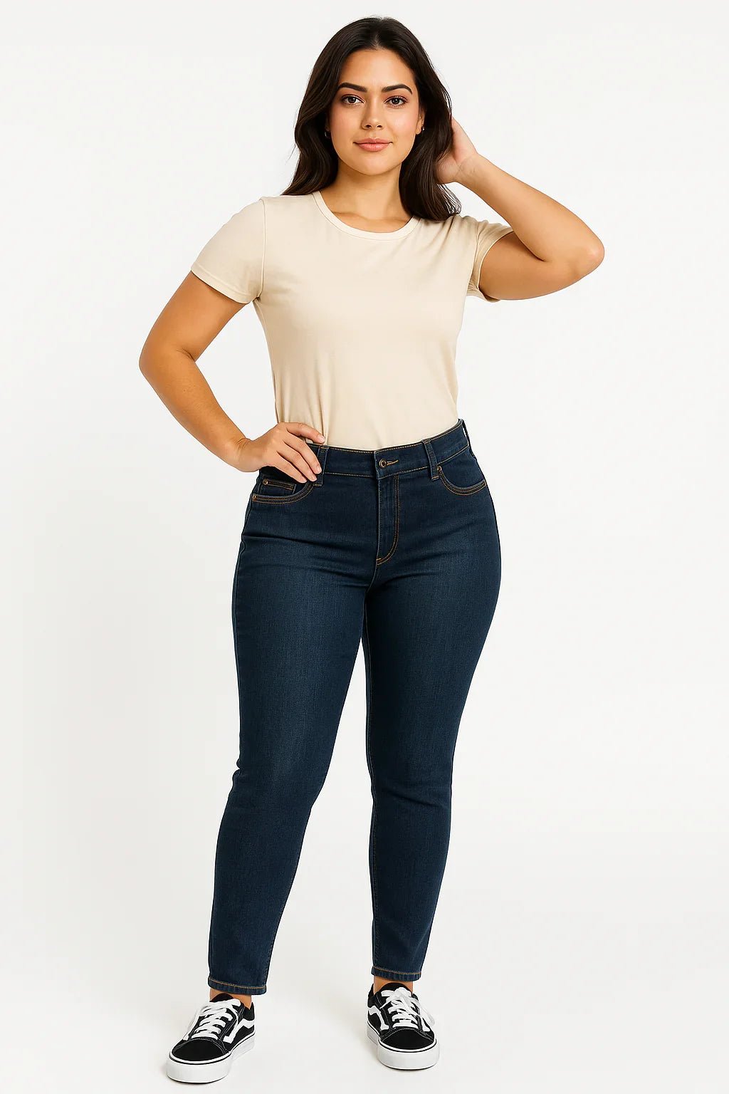 Calça Jeans Feminina Anne’s Skinny Blue sawary - Leon Elegance