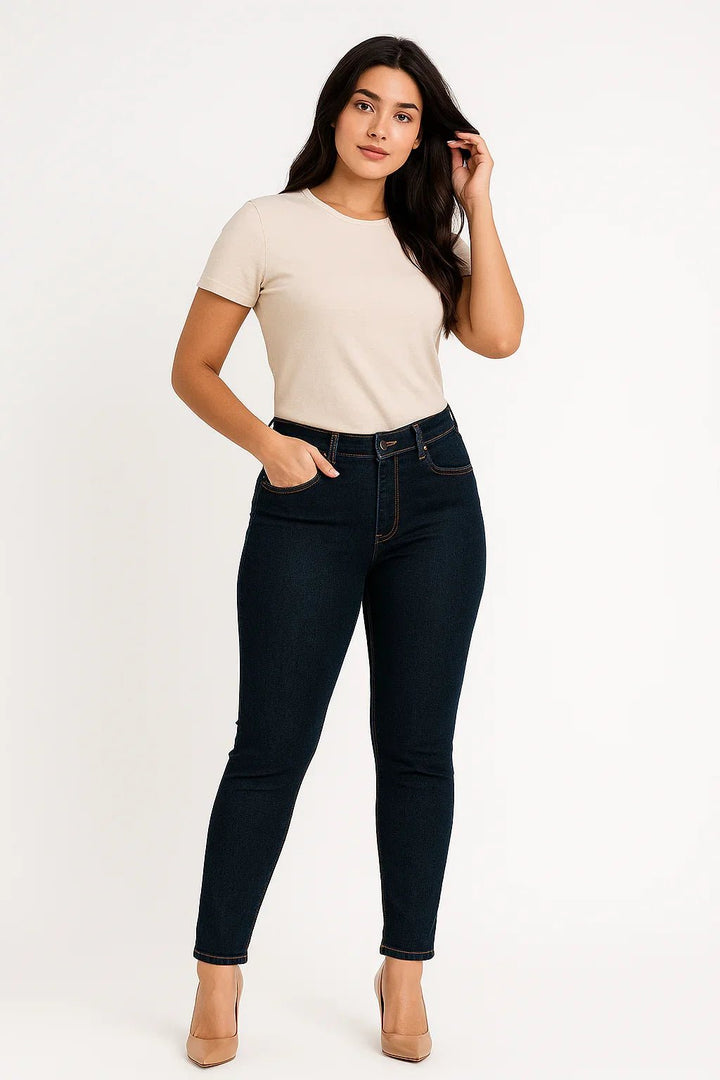 Calça Jeans Feminina Anne’s Skinny Blue sawary - Leon Elegance