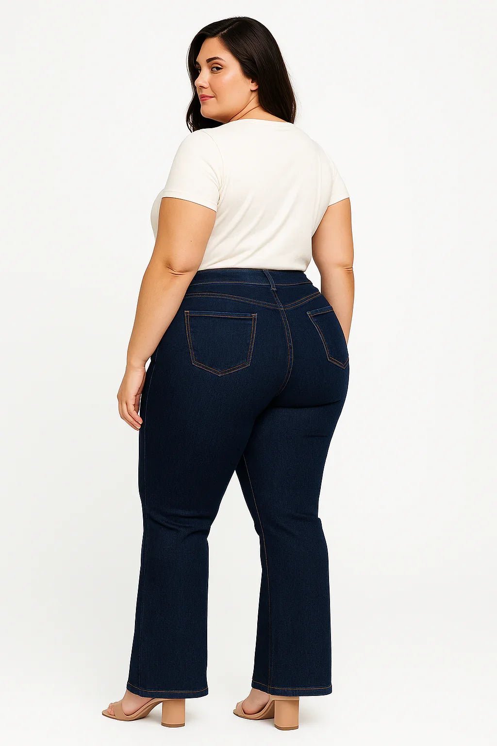 Calça Jeans Feminina Bootcut Blue sawary - Leon Elegance