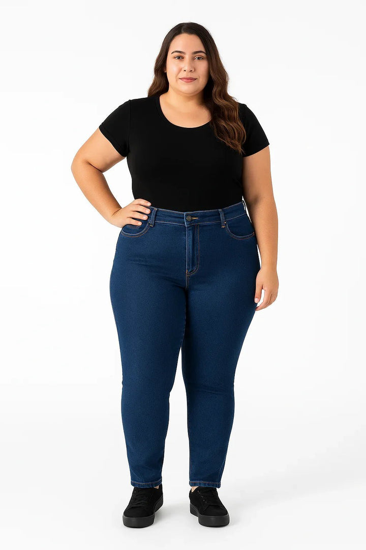 Calça Jeans Feminina Plus Size - Leon Elegance
