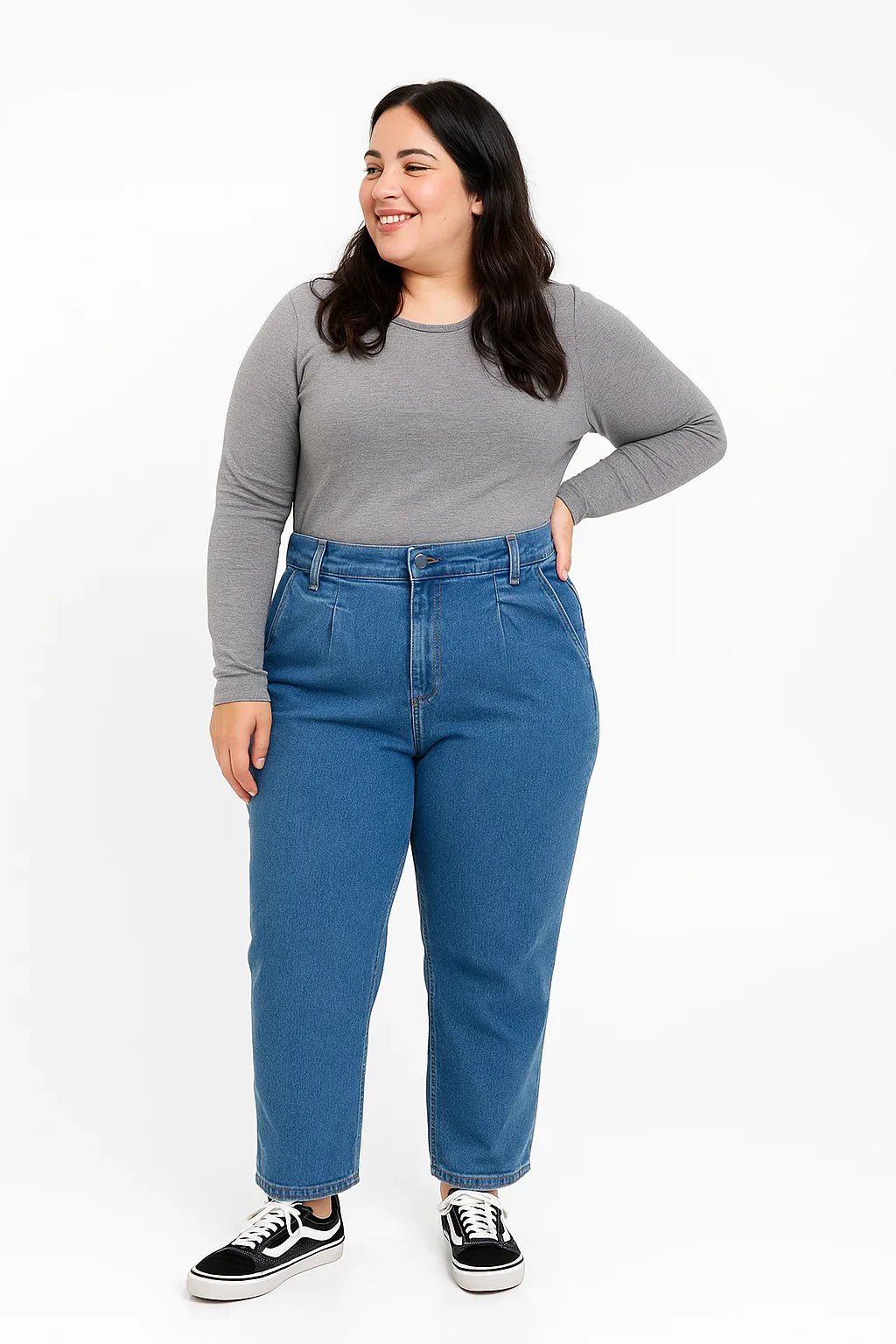 Calça Jeans Feminina Plus Size Sawary - Leon Elegance