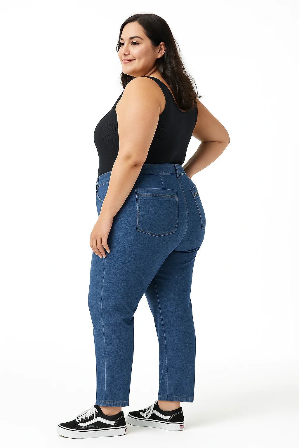 Calça Jeans Feminina Plus Size Sawary - Leon Elegance